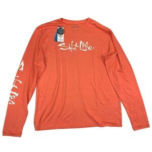 SALT Life Coral Men's Large SLX Performance Wear TROPX ultra Lightweight New wit
